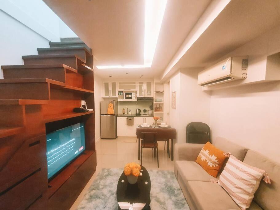 מנילה Bgc Taguig Cozy 2 Bedroom Loft, With Stunning Bgc Skyline View! מראה חיצוני תמונה